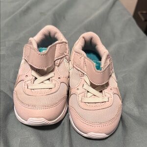 Kids Light Pink Velcro Sneakers